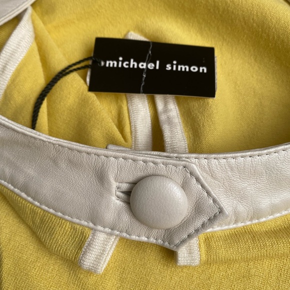 MICHAEL SIMON Women's Yellow Tank - Picture 2 of 4